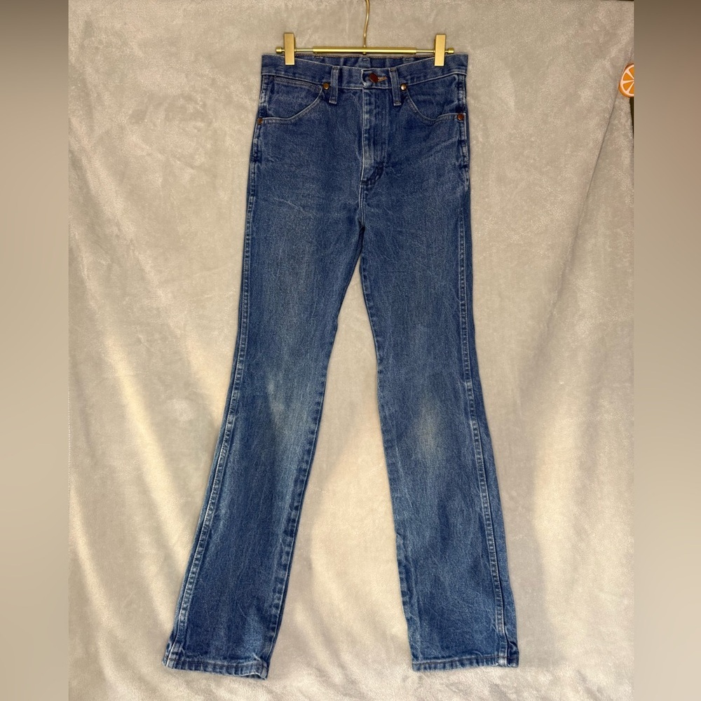 Classic Blue Denim Wranglers - Picture 2 of 10